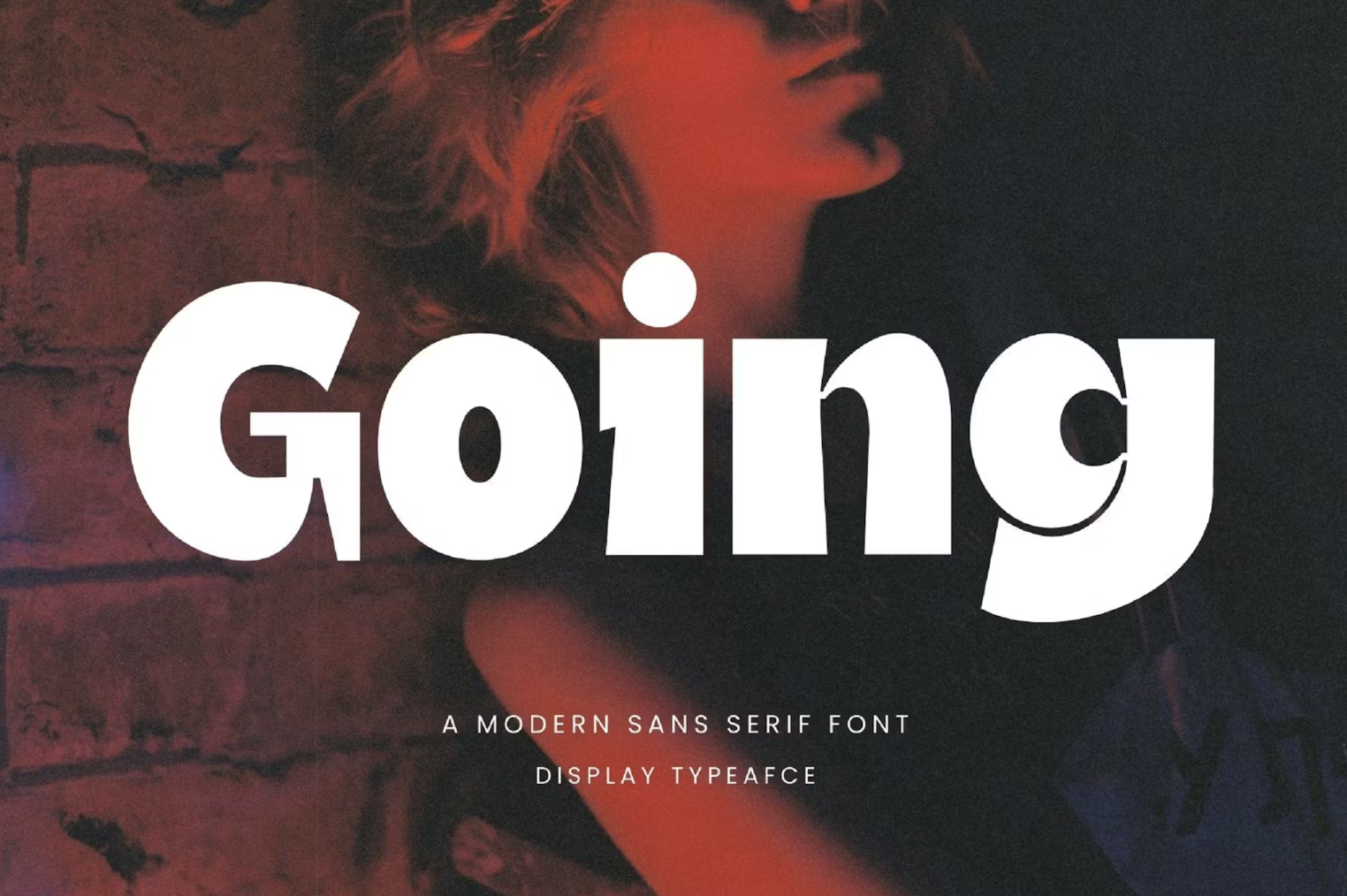 Going Modern Sans Serif Font Typeface by Graphicxell